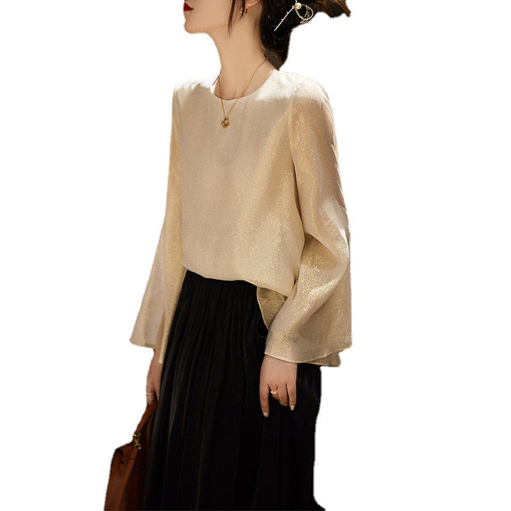 Elegant and sparkling long-sleeve top for women Lune London