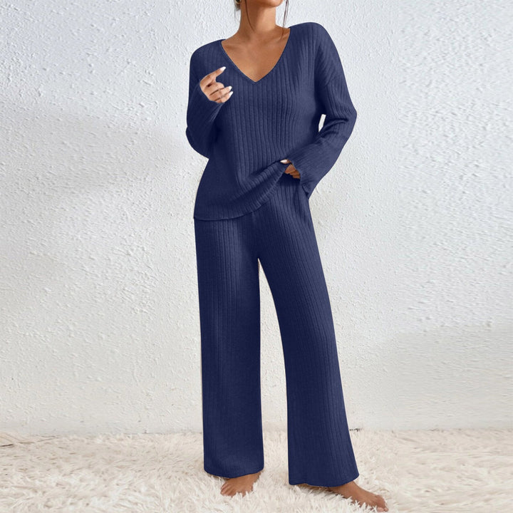 Women Casual Knit Loungewear Set Lune London