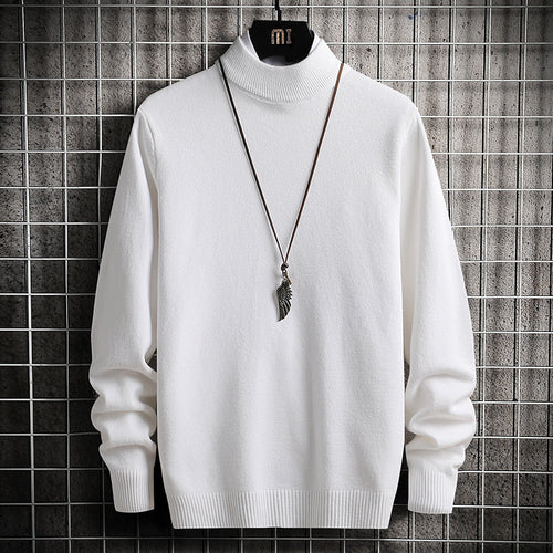 Men's turtleneck sweater in soft knitted quality Lune London