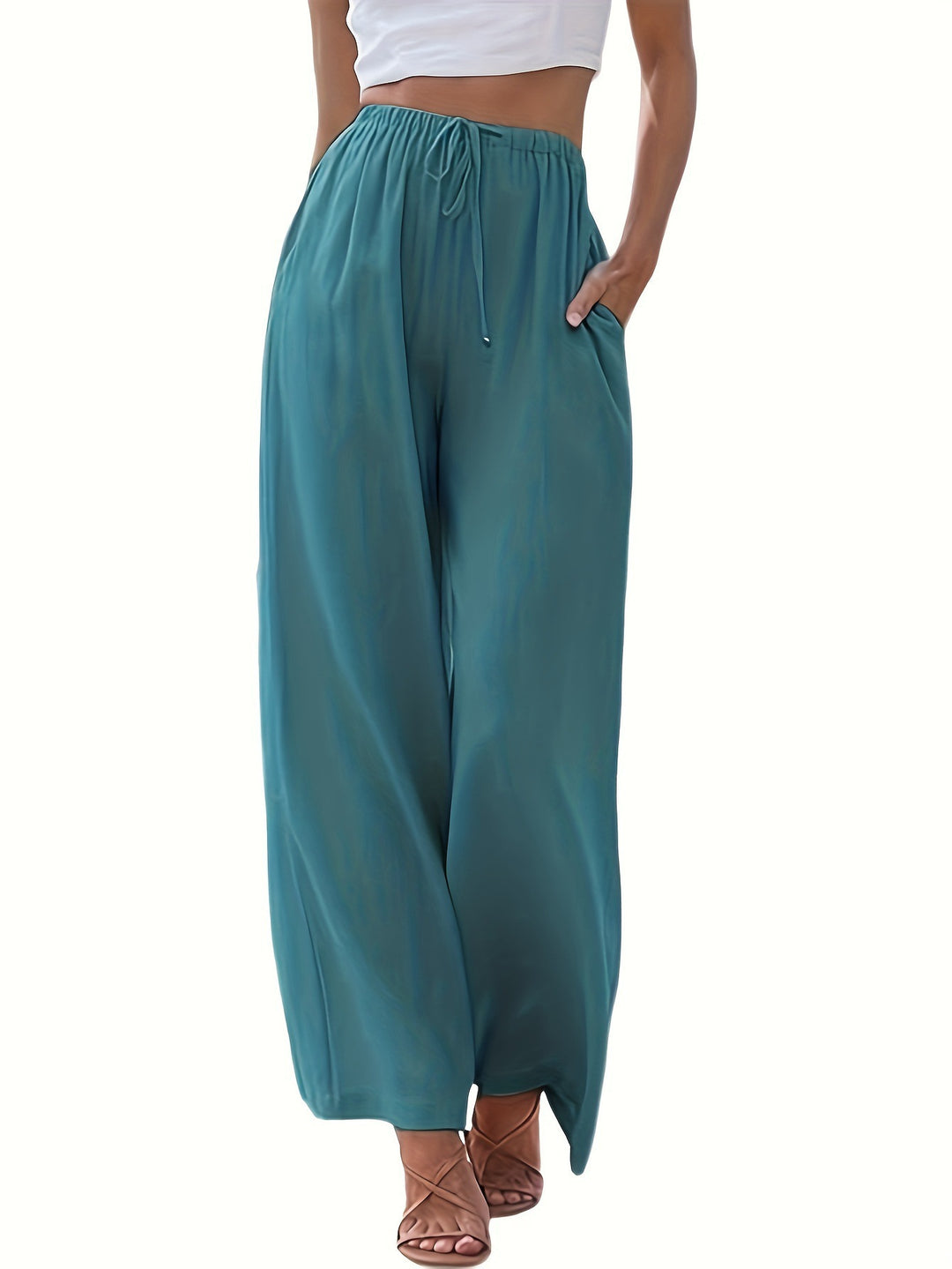 Ladies Large Palazzo Pants Lune London