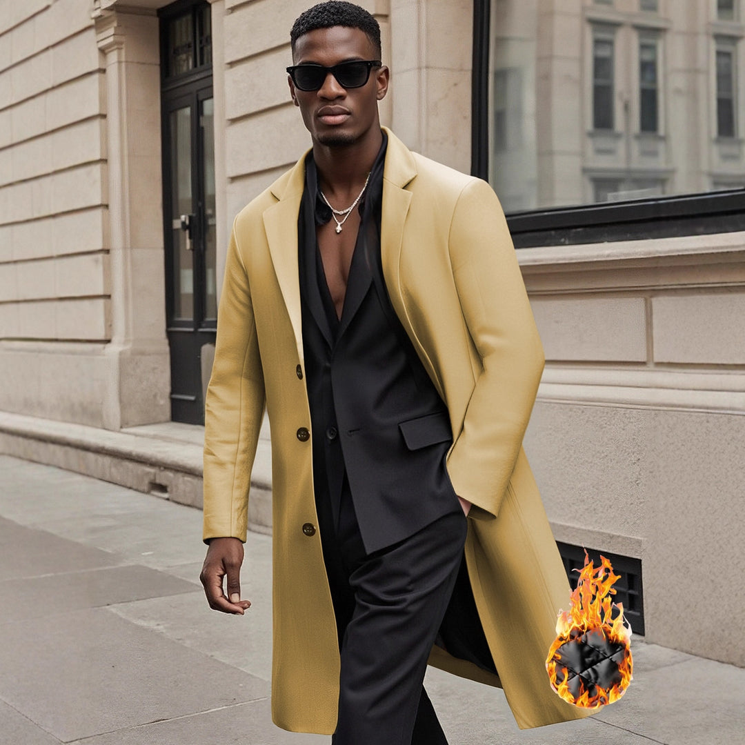 Elegant and stylish long coat for men Lune London