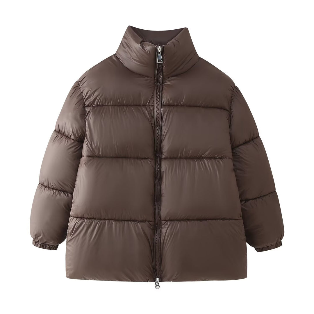 Ladies down jacket with modern design Lune London