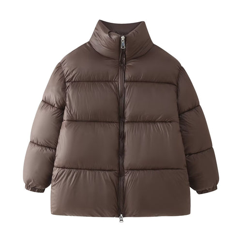 Ladies down jacket with modern design Lune London