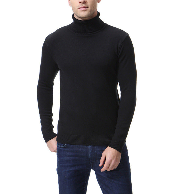 Elegant turtleneck sweater for men in high-quality cotton Lune London