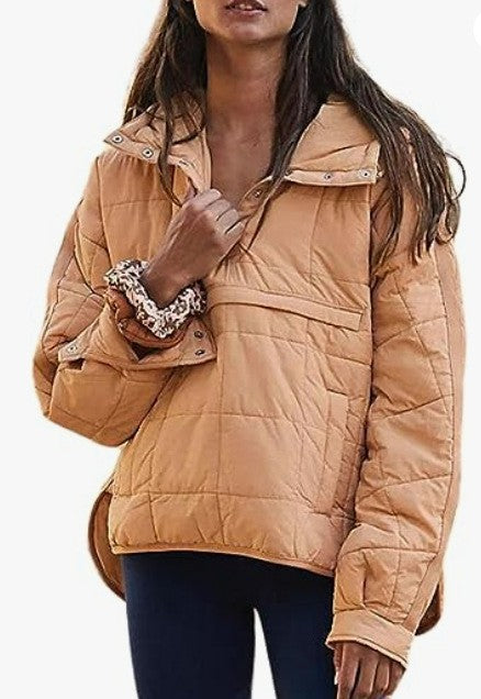 Veste rembourrée à capuche grande taille pour femmes Chic & Stil