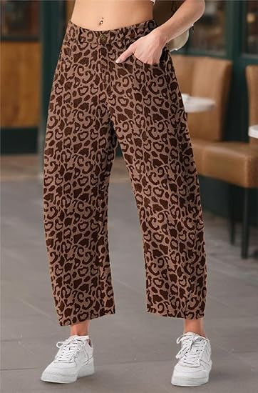 Pantalons en corduroy pour femmes avec poches latérales Chic & Stil