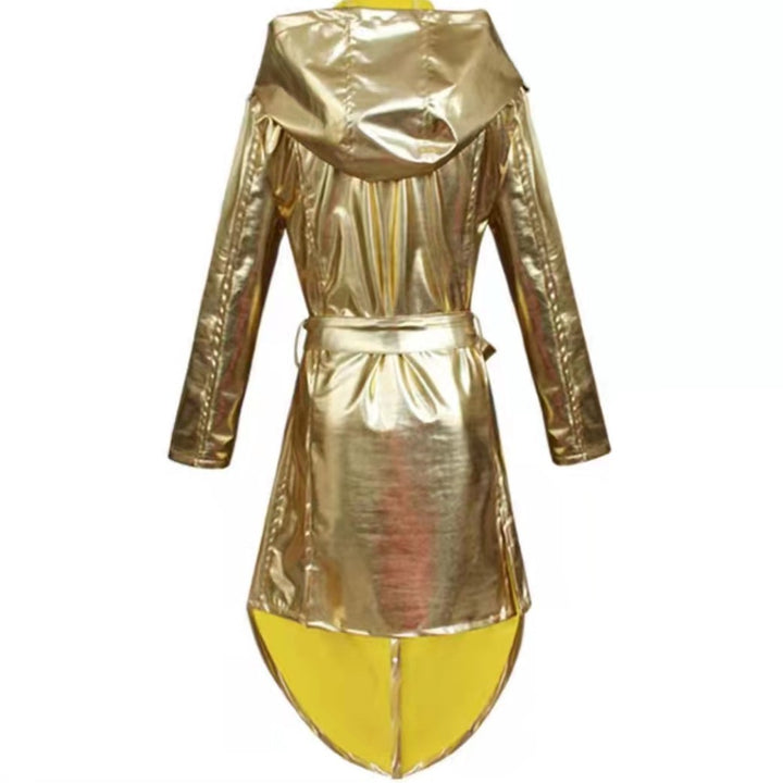 Ladies Brillante Cape Town Jacket with Hood and Adjustable Belt Lune London