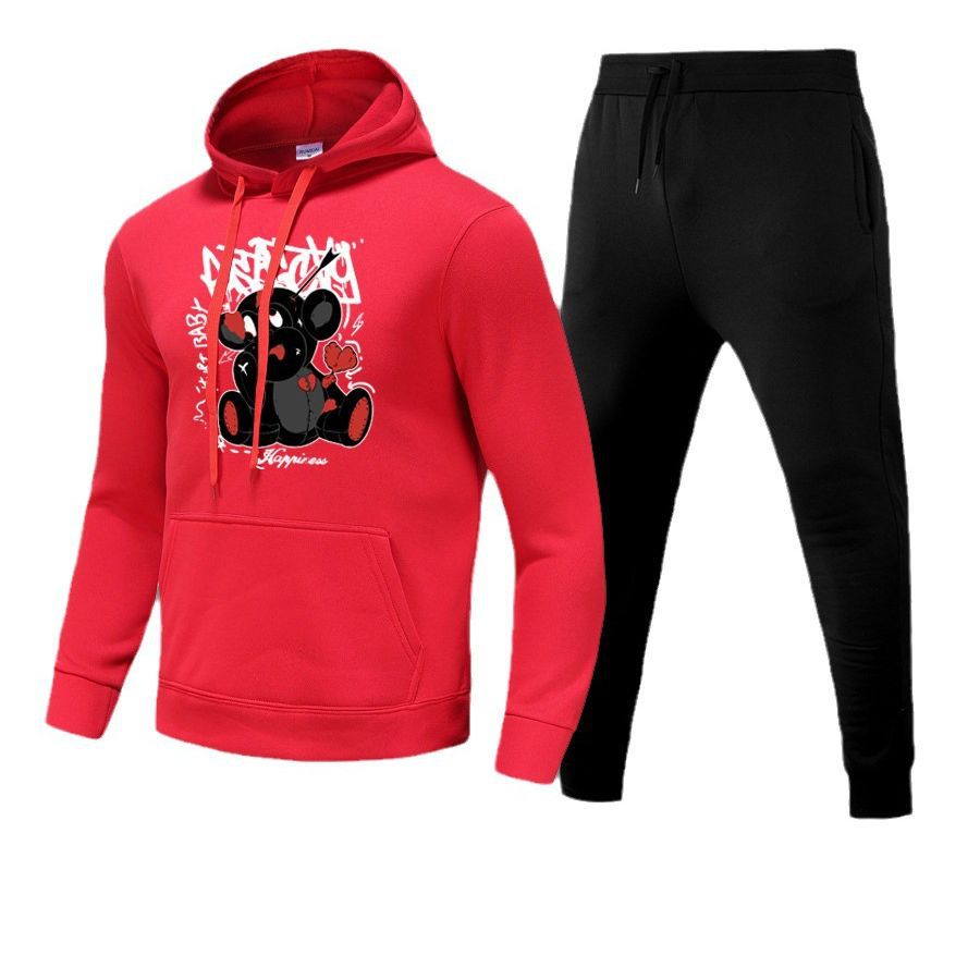 Women's sport hoodie set and jogging pants with a cute pattern Lune London