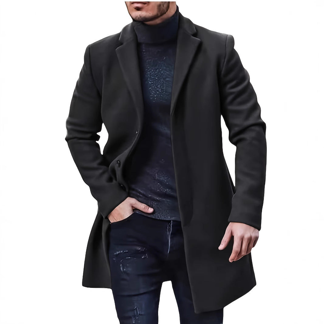 Elegant coat for men with classic lapel Lune London