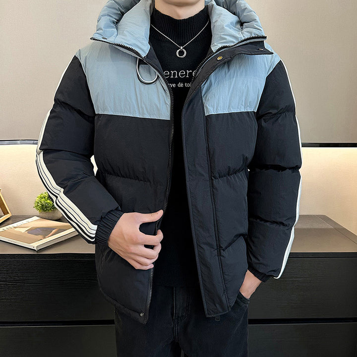 Veste matelassée tendance et chaude pour hommes avec capuche réglable Lune London