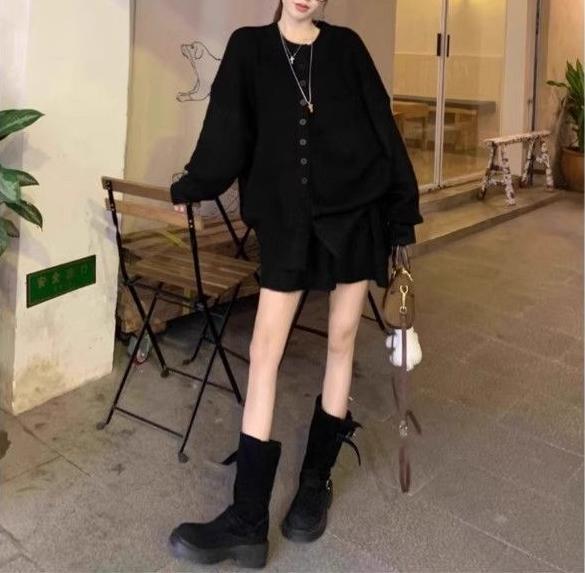 Cardigan en maille doux pour femmes en style surdimensionné Chic & Stil