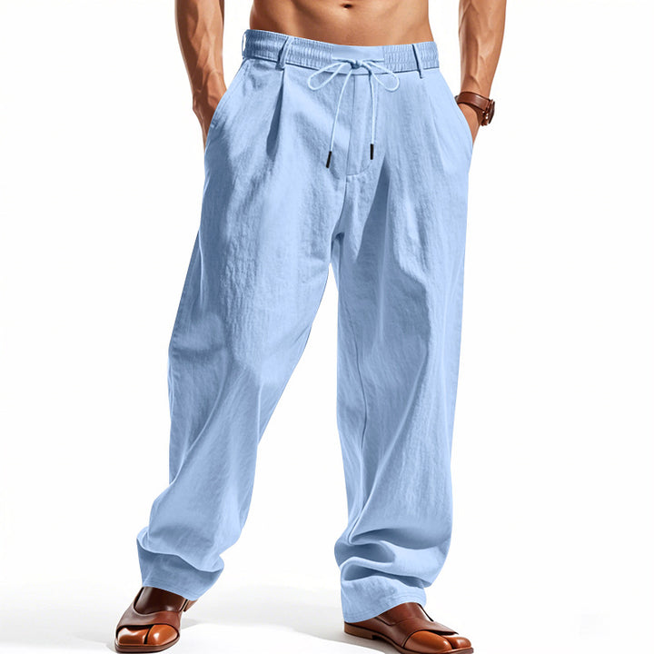 Casual pants for men with elegant pleats and a comfortable fit Lune London