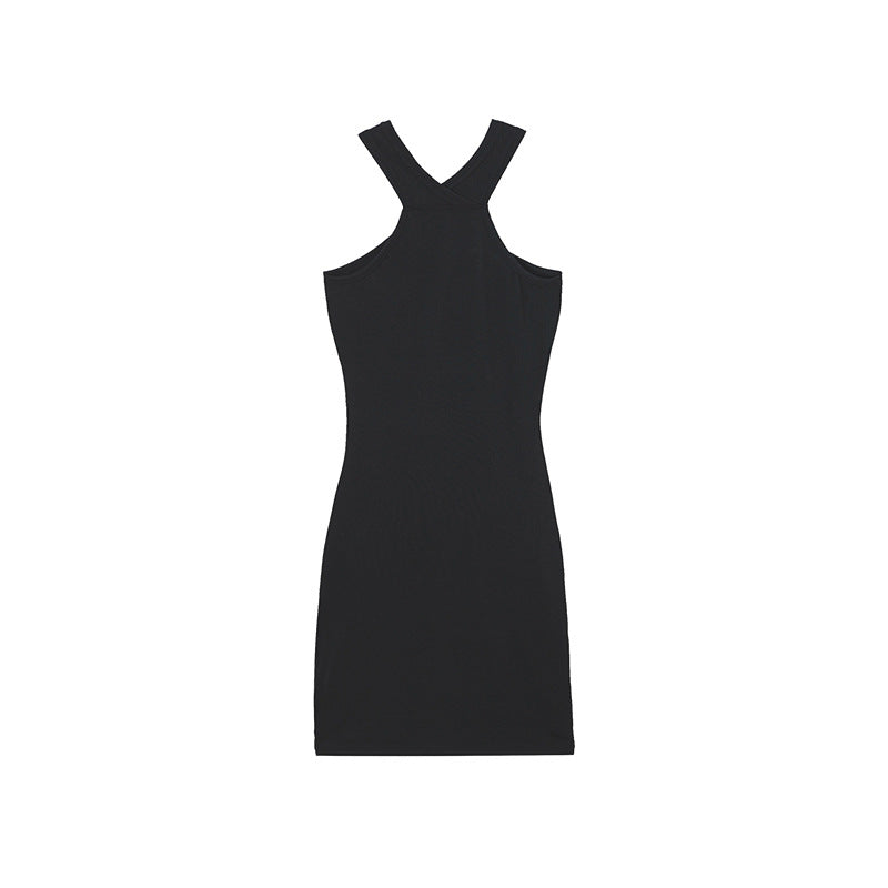 Chic and Stylish Women's Mini Halter Bodycon Dress