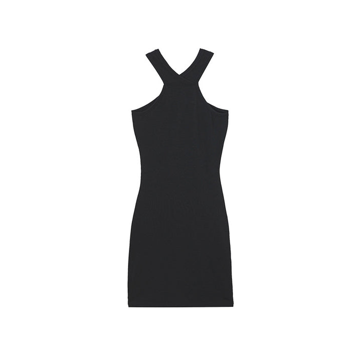 Chic and Stylish Women's Mini Halter Bodycon Dress