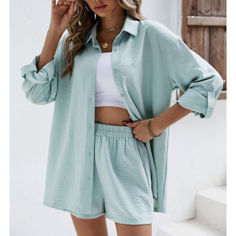 Lune London casual top and shorts set for women