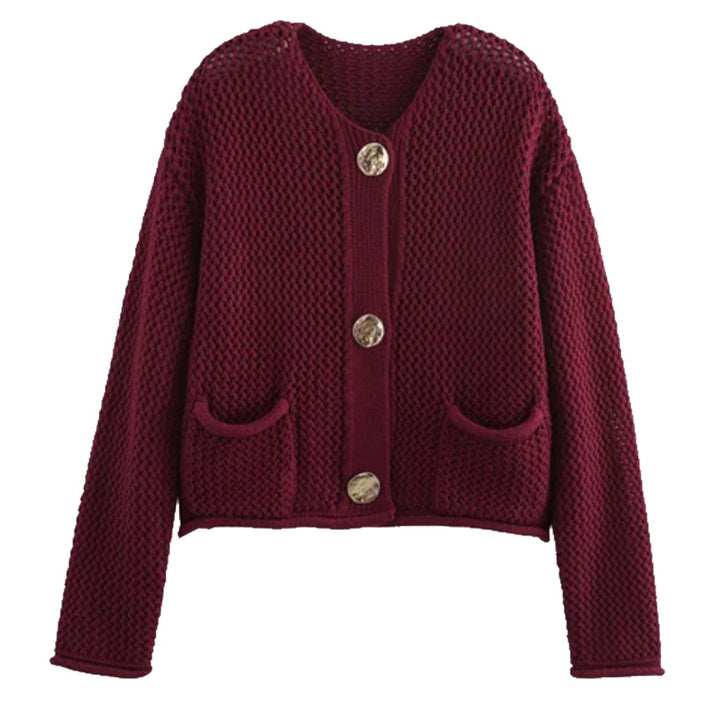 Women’s knit jacket with decorative buttons Lune London