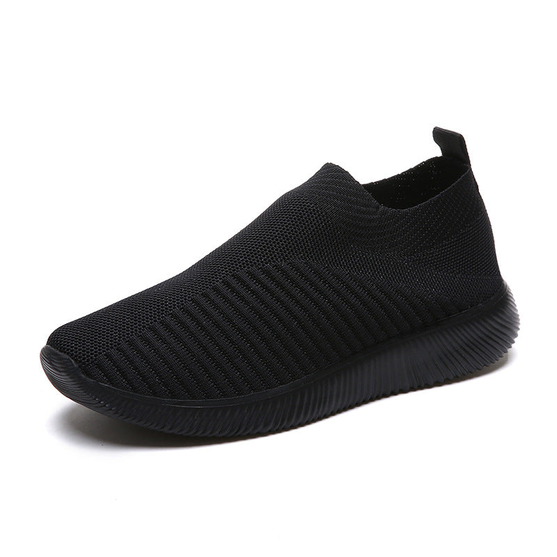 Breathable slip-on women's sneakers with elastic upper and shock-absorbing sole Lune London