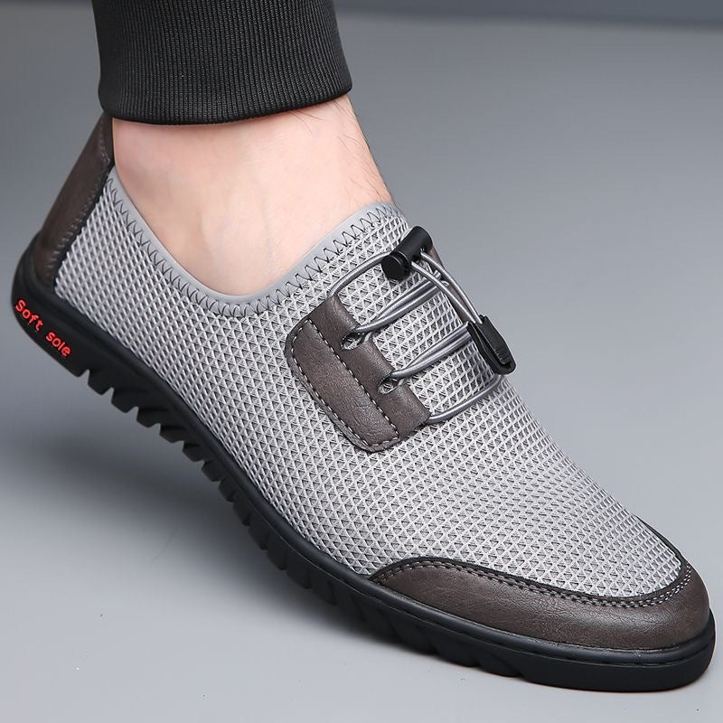 Men's Lightweight Breathable Mesh Slip-On Sneakers with Ergonomic Fit Lune London