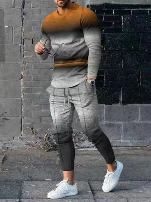 Men's modern leisure set with impressive gradient colors Lune London