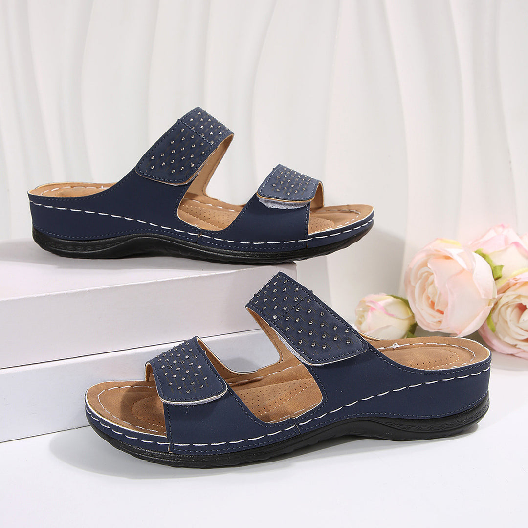 Ladies Stylish Lune London Soft Foam Slide Sandals