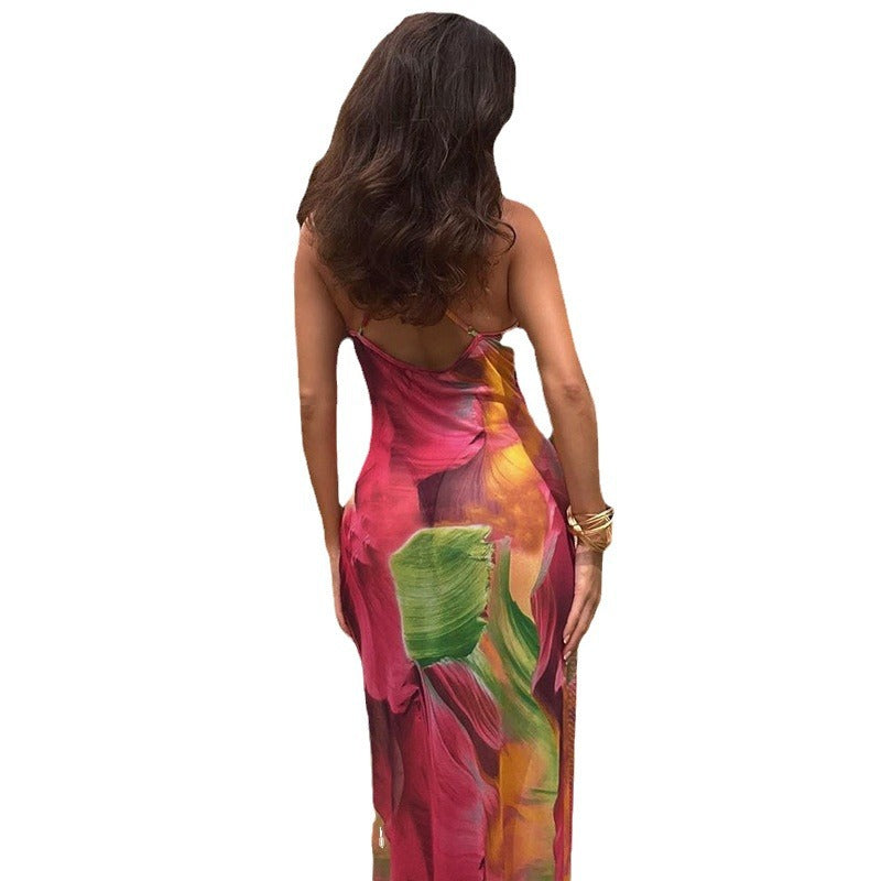 Lune London Floral A-line Maxi Dress for Women