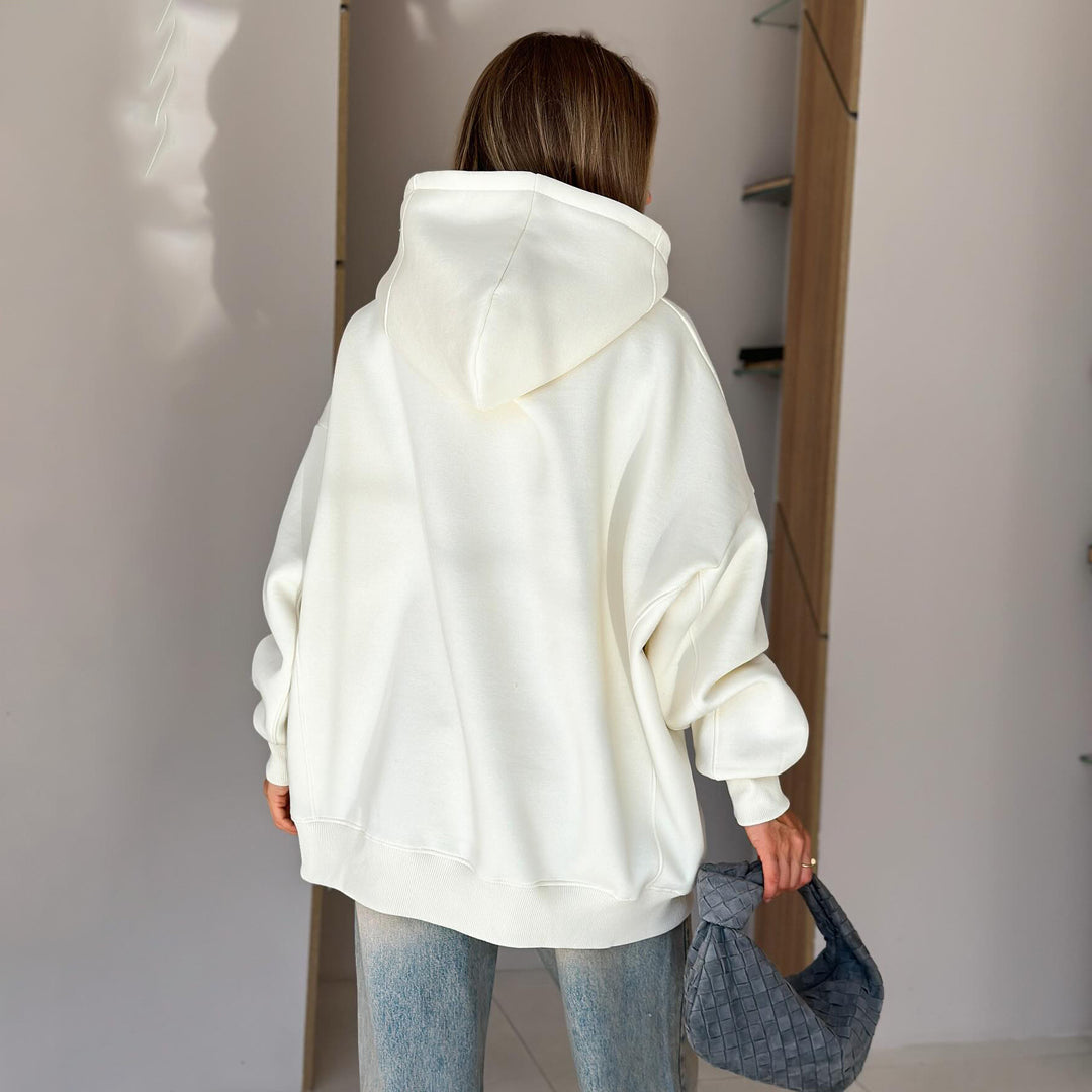 Casual hoodie for women with a creative leopard pattern and a comfortable fit Lune London