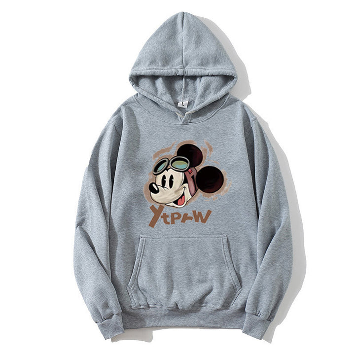 Women's hoodie with creative Mickey Mouse design Chic & Stil