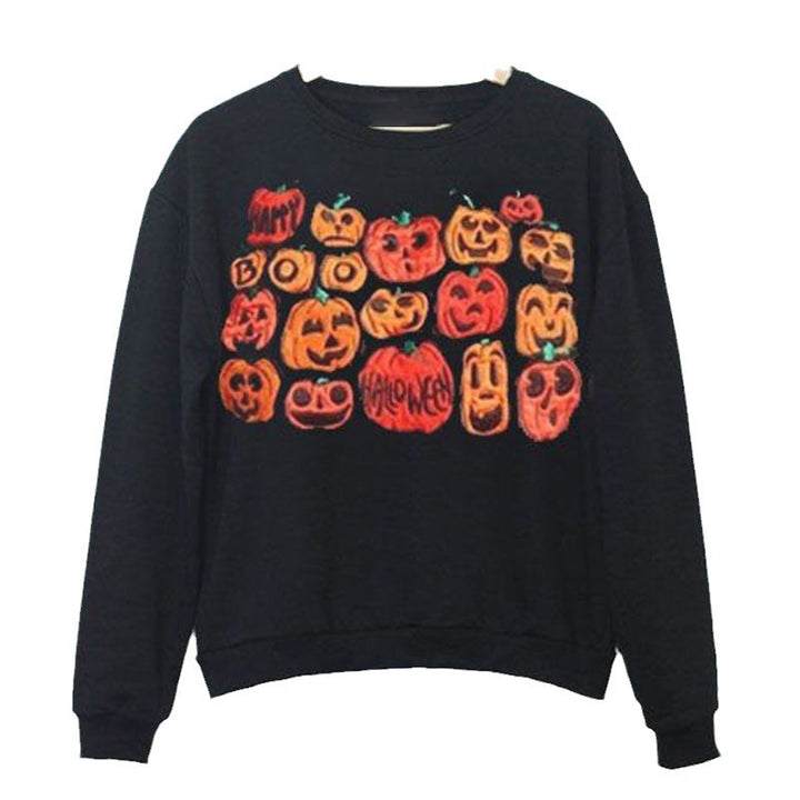 Women's sweatshirt with Halloween Lune London pattern