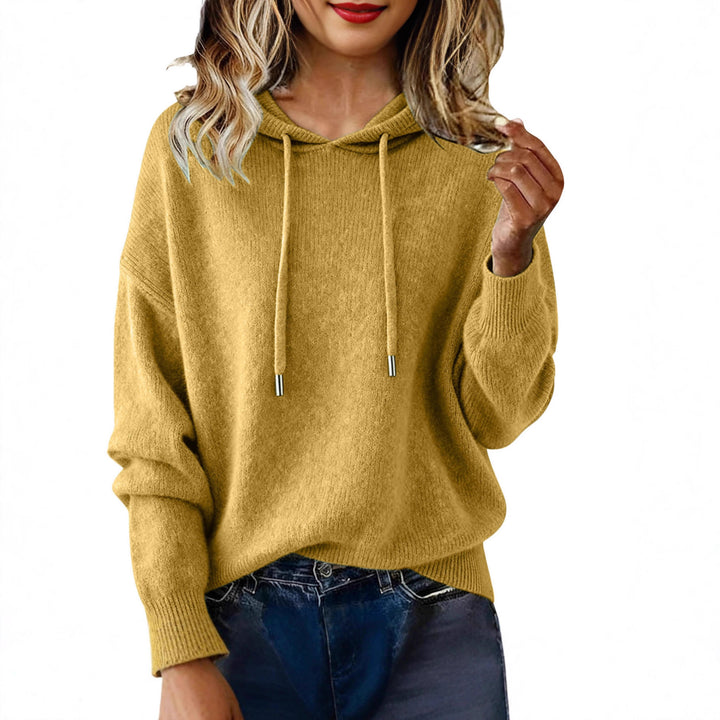 Sweat à capuche surdimensionné pour femmes avec design texturé et cordon de serrage Chic & Stil