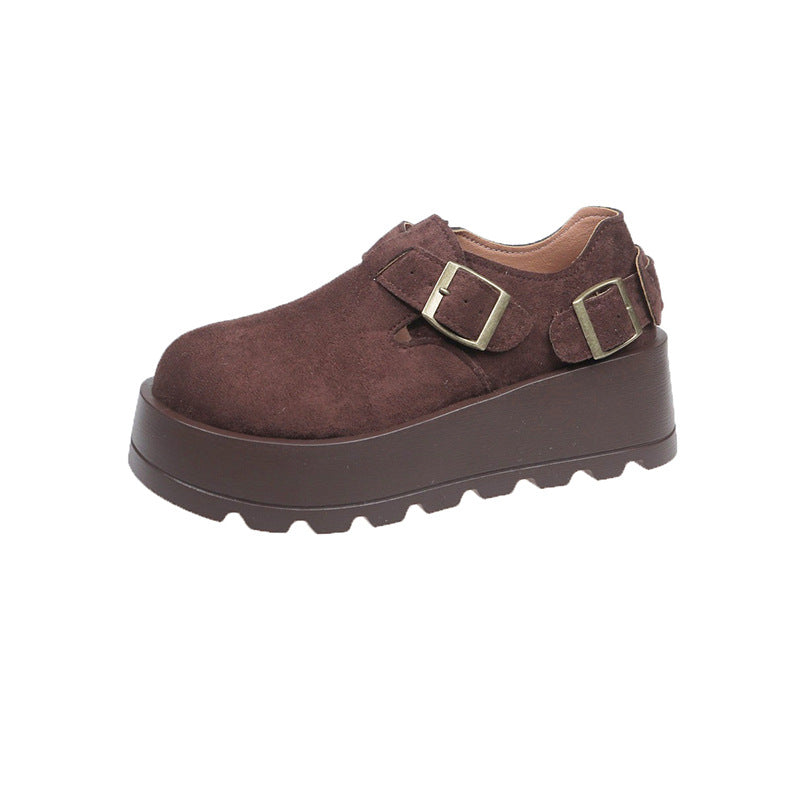 Women’s clogs with trendy buckle design and cushioned sole Lune London