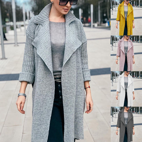 Lune London oversized knit coat for women