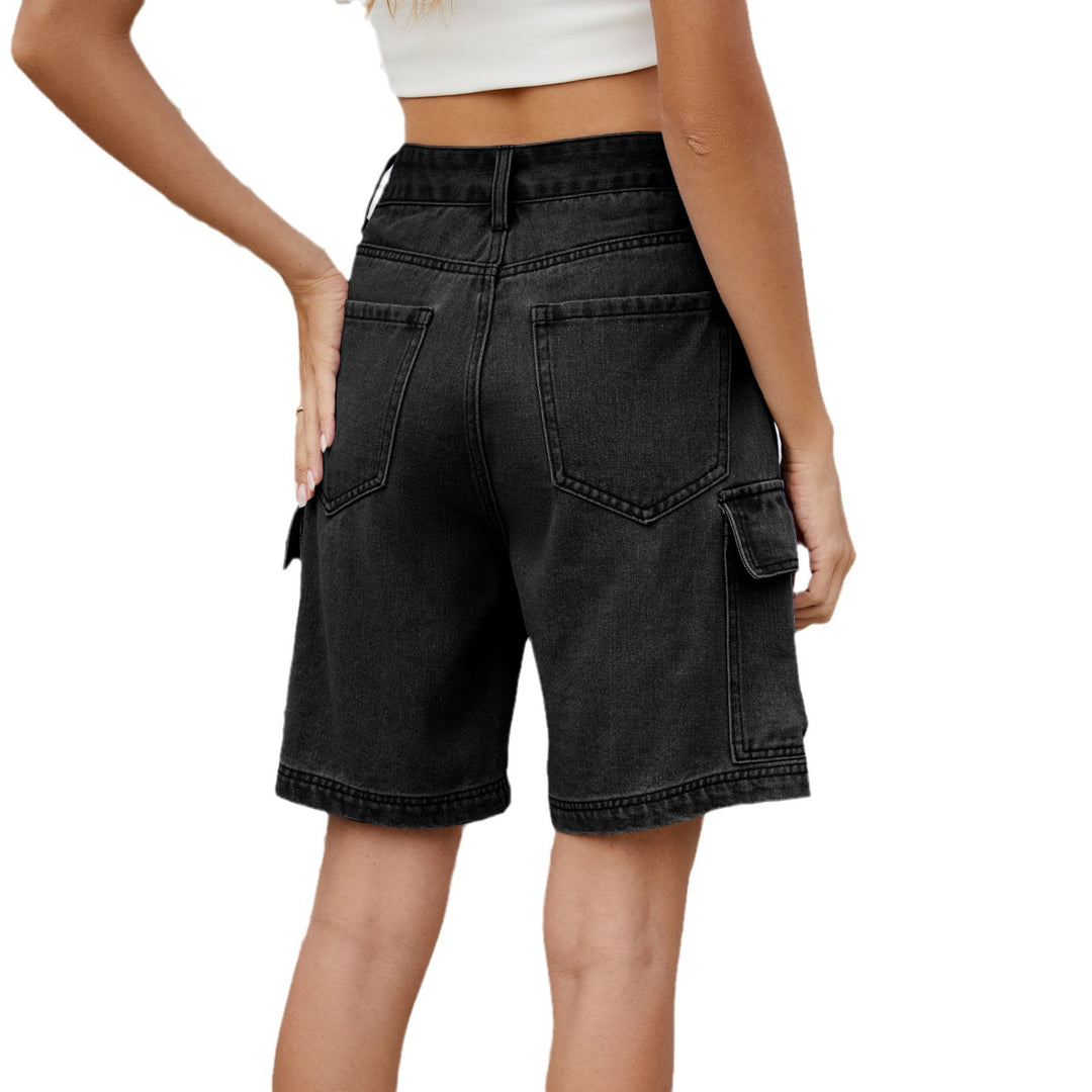 Women's cargo shorts with side pockets and high waist Lune London