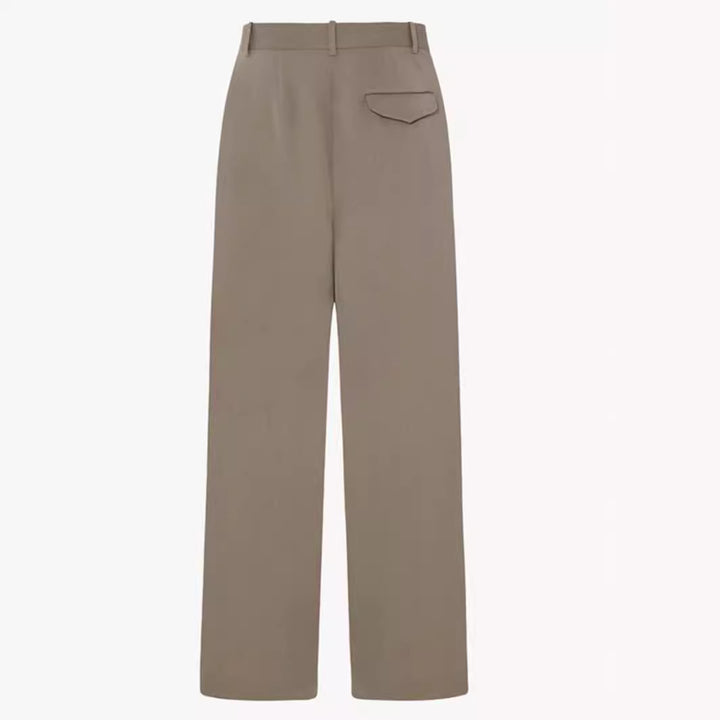 Pantalon élégant en tissu large pour femmes Chic & Stil