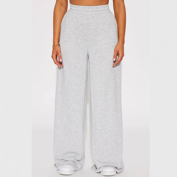 Loose-fitting leisure pants for women with elastic waistband Lune London