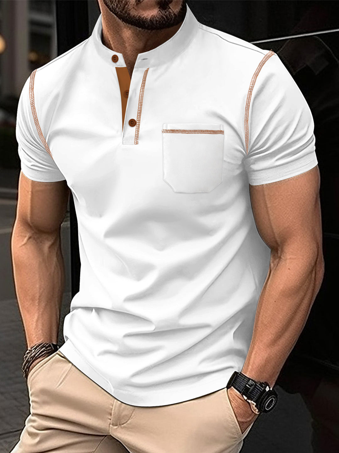 Men's button-down collar shirt Stylish Lune London