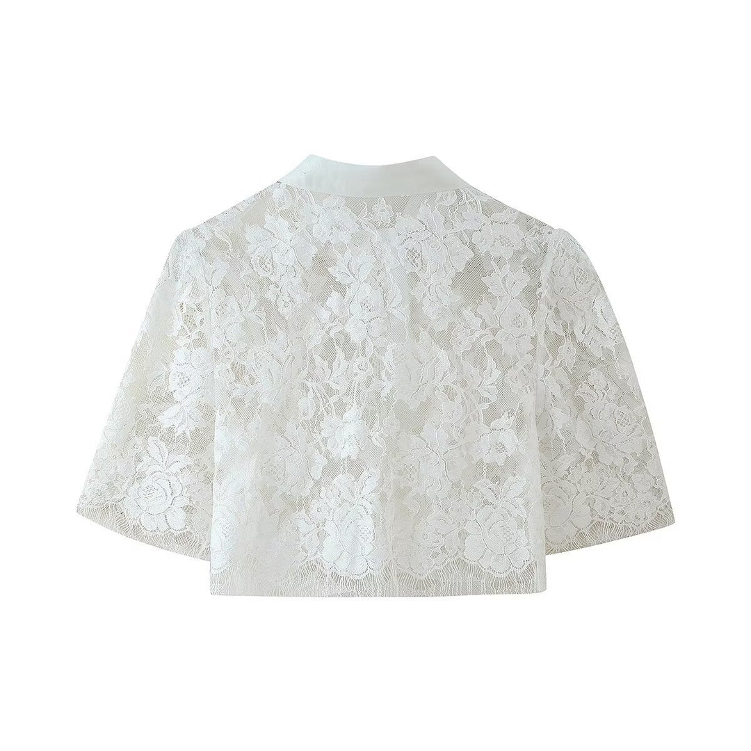 Women's set with high-quality lace top and playful skirt Lune London