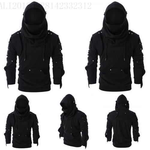 Men's Hoodie with innovative hood design and structured sleeves Lune London