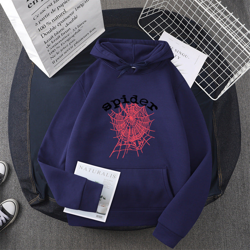 Women's hoodie with creative spider motif Lune London