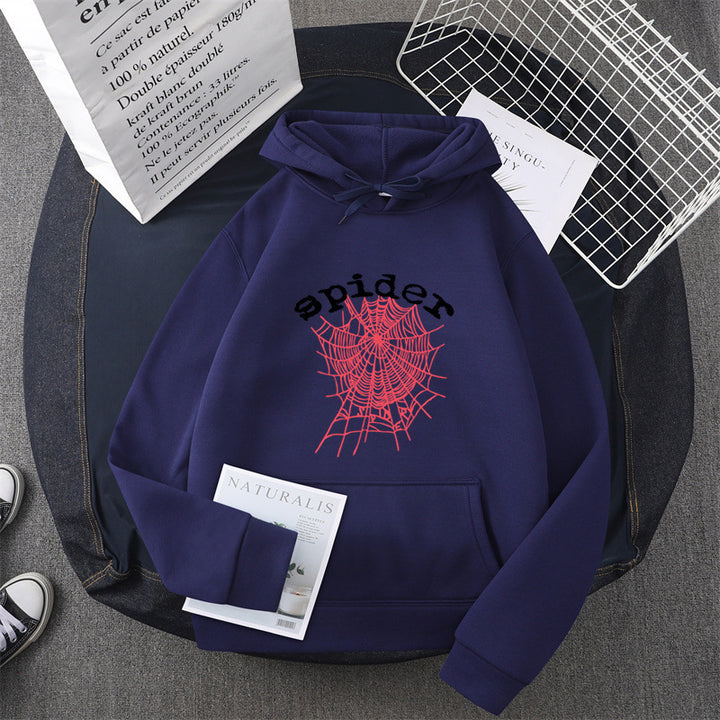 Women's hoodie with creative spider motif Lune London