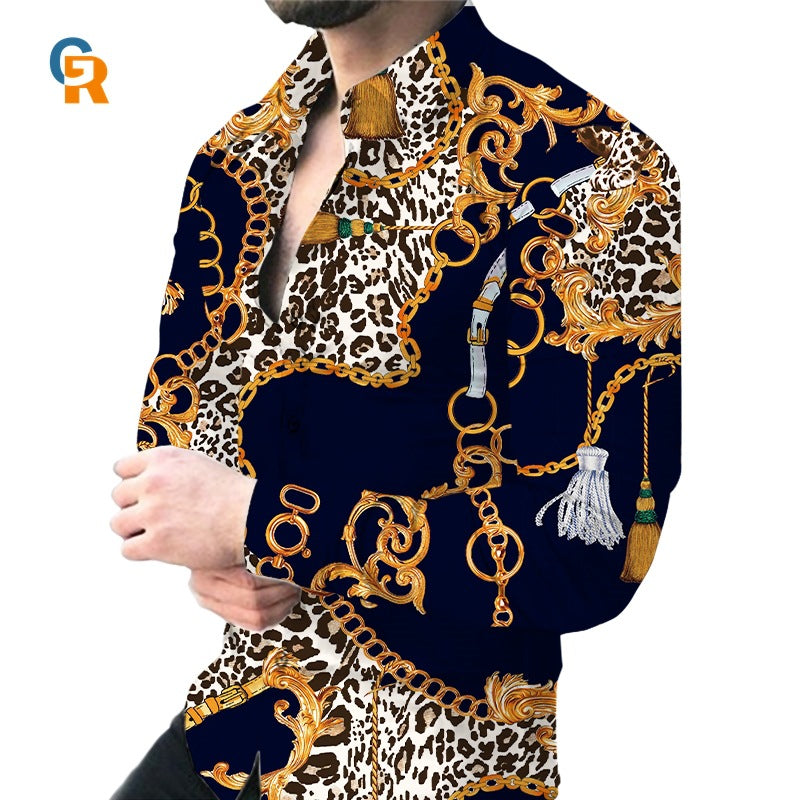 Shirt for men with a striking animal pattern Lune London