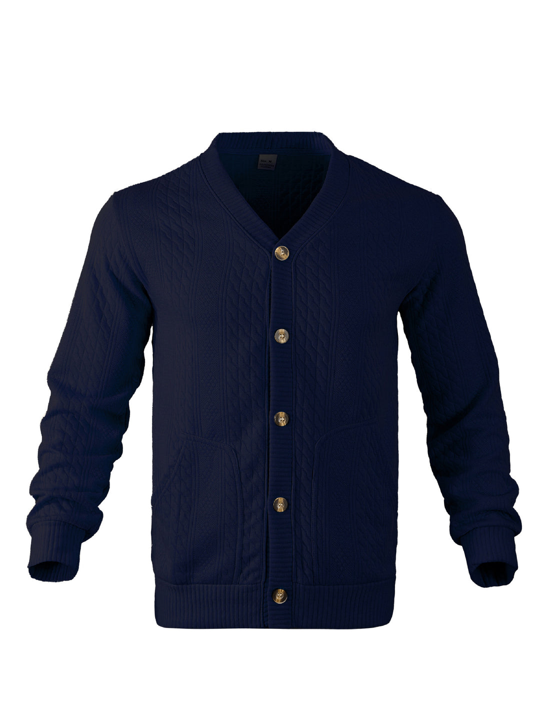 Men's knit jacket with modern details and practical pockets Lune London