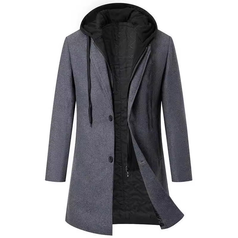 Elegant women's coat with removable hood Lune London