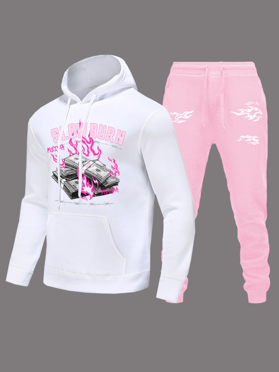 Women's hoodie and jogger pants set with a captivating graphic design Lune London