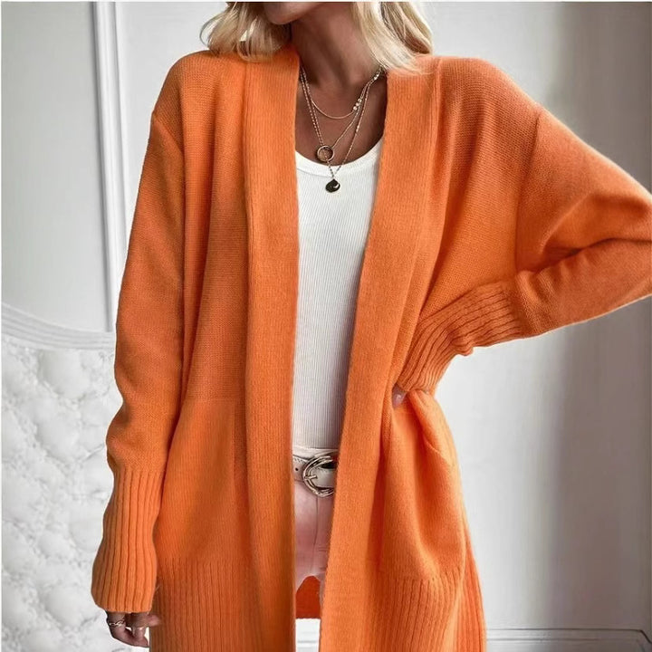 Open knit coat for women in a casual chic style
