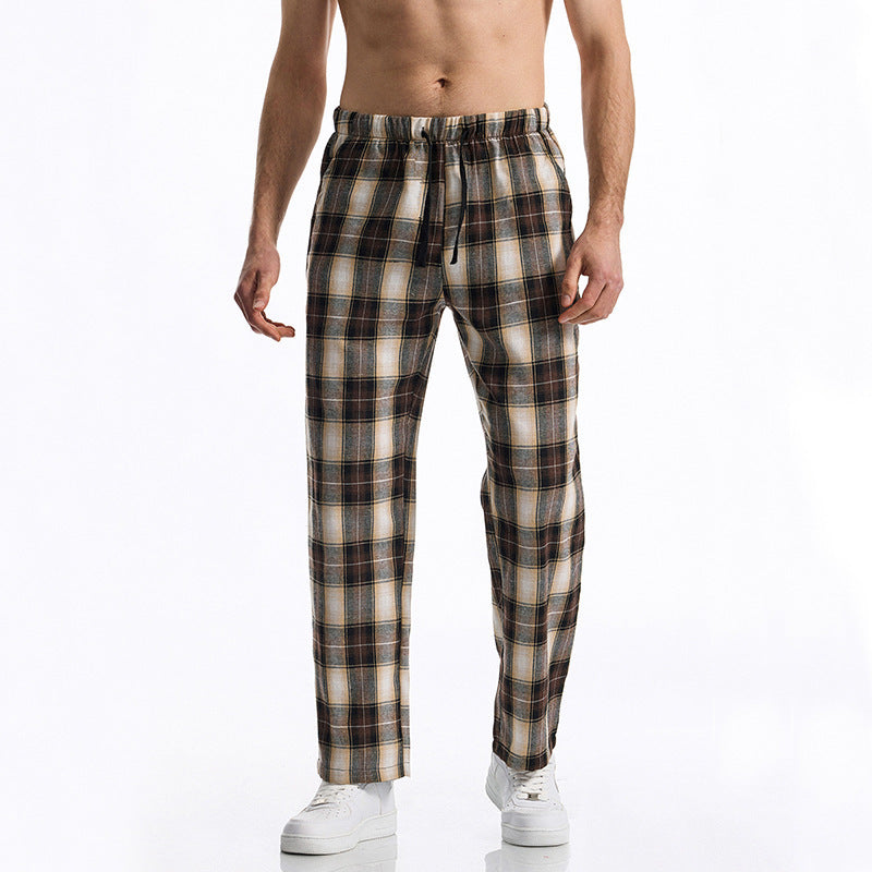 Men's Comfortable Checkered Pants Lune London