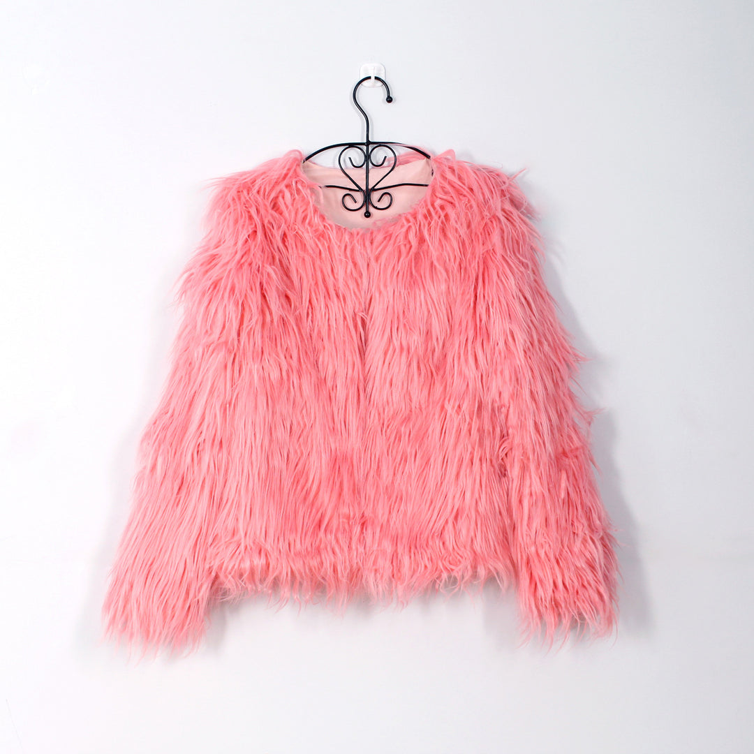 Ladies Cozy and Stylish Faux Fur Jacket Lune London