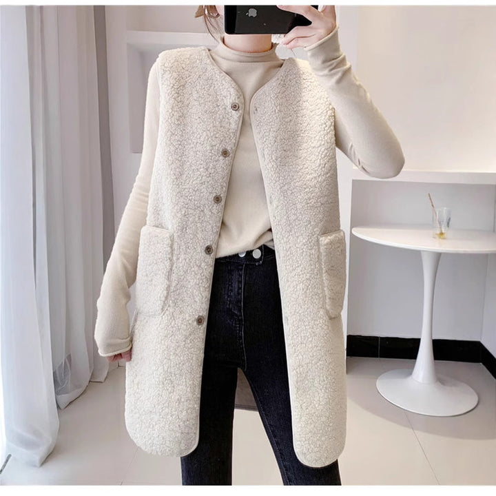 Women Long Fleece Jacket Lune London