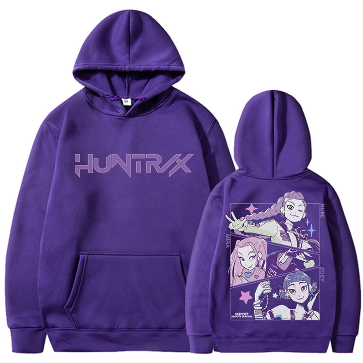 Women's hoodie with artistic anime print Chic & Stil
