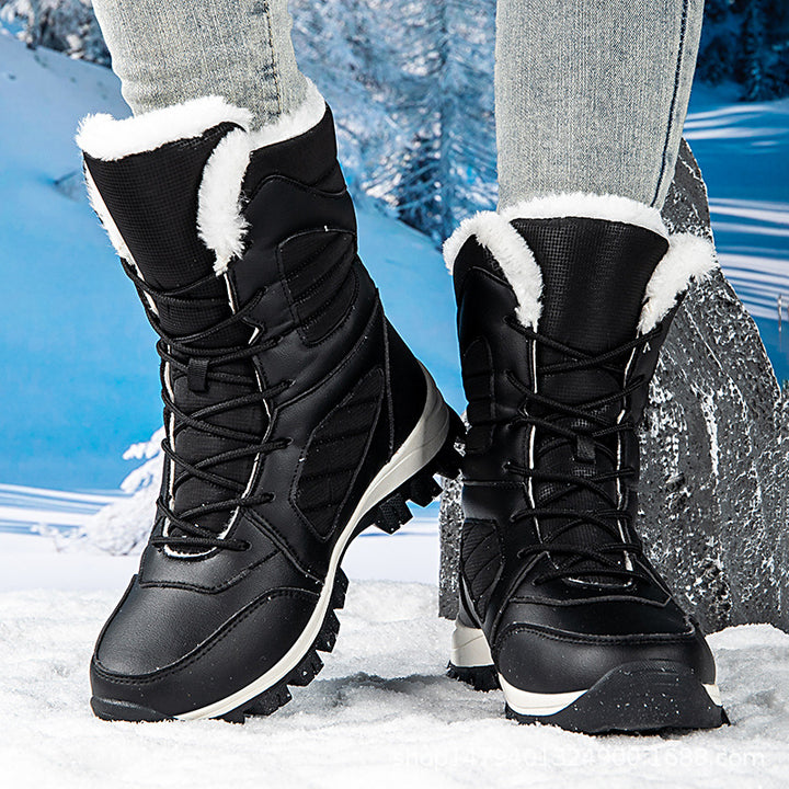 Warm winter boots for women with non-slip rubber sole Lune London