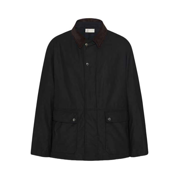 Casual transitional jacket for women with quality velvet collar and practical pockets Lune London